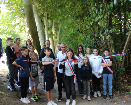 L'all&eacute;e de platanes du parc de Touteville &agrave; Asni&egrave;res-sur-Oise (95)